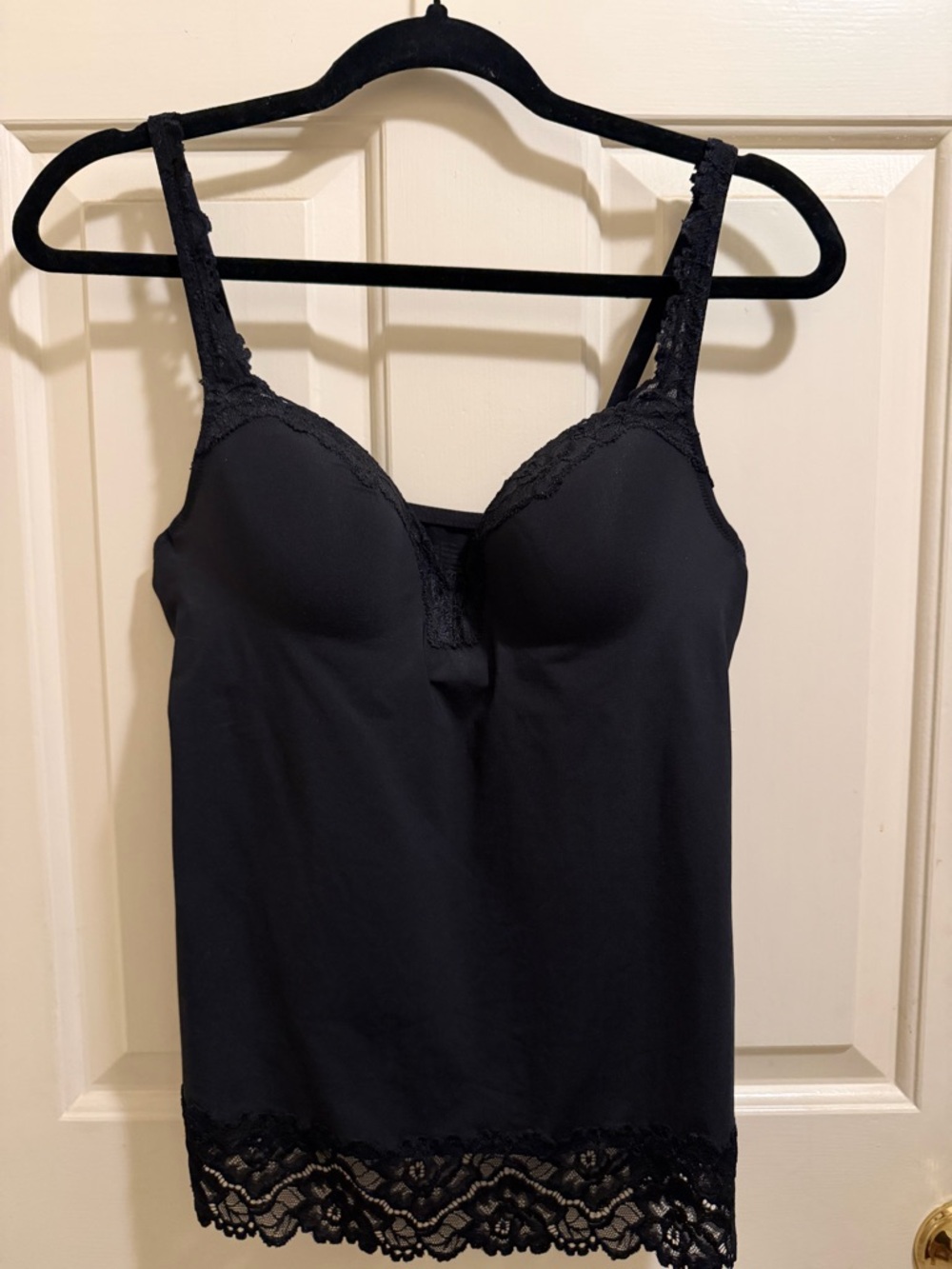 Soma Black Lace-Trim Shaping Camisole
